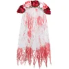 Image de Boland - Diadeem Horror bride - Één maat - Volwassenen - Vrouwen - Halloween accessoire - Horror