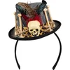 Image de Boland - Diadeem Voodoo Freda Grijs - Één maat - Volwassenen - Vrouwen - Halloween accessoire - Horror