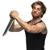 Image de Boland - Mes Killer - Dolk - Bloody - Mes - Kostuum Accessoire - Halloween - Cosplay - Carnaval - Themafeest