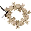 Image de Boland - Armband Skull bones - Volwassenen - Unisex - Piraat - Piraten- Halloween en Horror