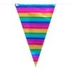 Image de Boland - Folievlaggenlijn Metallic regenboog - Regenboog - Regenboog