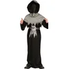 Image de Boland - Kostuum Skull demon (7-9 jr) - Kinderen - Skelet - Halloween verkleedkleding - Reaper - Horror