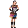 Image de Boland - Kostuum Skeleton princess (7-9 jr) - Kinderen - Skelet - Halloween verkleedkleding - Skelet