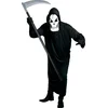Image de Boland - Kostuum Grim reaper (M/L) - Volwassenen - Magere Hein - Halloween verkleedkleding - Horror