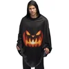 Image de Boland - Poncho Pumpkin - Volwassenen - Pompoen - Vogelverschrikker - Monster - Halloween - Cosplay - Themafeest