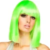 Image de Boland - Pruik Dance neongroen Groen,Neon - Steil - Halflang - Vrouwen - - 80's & 90's