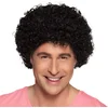 Image de Boland - Pruik Pop zwart Zwart - Afro - Kort - Unisex - Clown - 80's & 90's - Disco