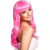 Image de Boland - Pruik Chique roze Roze - Golvend - Lang - Vrouwen - - Glitter and Glamour