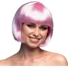 Image de Boland - Pruik Cabaret lichtroze Roze - Steil - Kort - Vrouwen - Can Can - Glitter and Glamour