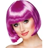 Image de Boland - Pruik Cabaret paars Paars - Steil - Kort - Vrouwen - Can Can - Glitter and Glamour