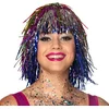 Image de Boland - Pruik Metallic multikleur Multi - Steil - Halflang - Vrouwen - Showgirl - Glitter and Glamour