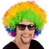 Image de Boland - Pruik Groove multikleur Multi - Afro - Kort - Unisex - Danser/danseres - 70's, 80's & 90's - Disco