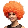 Image de Boland - Pruik Groove oranje Oranje - Afro - Kort - Unisex - Danser/danseres - Koningsdag - Holland - Supporter - Disco