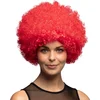 Image de Boland - Pruik Groove rood Rood - Afro - Kort - Unisex - Danser/danseres - 70's, 80's & 90's - Disco