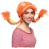 Image de Boland - Pruik Braided Oranje - Vlechtjes - Lang - Vrouwen - - Vlechten - Meisje