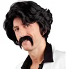 Image de Boland - Pruik Chuck zwart Zwart - Steil - Halflang - Mannen - - 80's & 90's - Disco