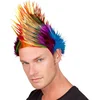 Image de Boland - Pruik Spiky Mike Multi - Hanenkam - Kort - Mannen - -