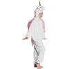 Image de Boland - Kostuum pluche Eenhoorn wit (max. 1.40 m) - Kinderen - Eenhoorn - Fantasy - Onesie