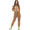 Image de Boland - Trainingspak Pop art babe UV (S) - Volwassenen - - 80s - 90s - foute party - grappig - retro trainingspak - neon
