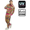 Image de Boland - Trainingspak Street art dude UV (L) - Volwassenen - - 80s - 90s - foute party - grappig - retro trainingspak - neon