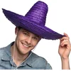 Image de Boland - Sombrero Puebla paars - 49 - Volwassenen - Unisex - Landen