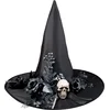 Image de Boland - Hoed heks Skulla - 57 - Volwassenen - Vrouwen - Halloween en Horror