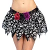 Image de Boland - Minirokje Calaveras (M/L) - Volwassenen - Day of the dead - Halloween en Horror