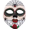 Image de Boland - Gezichtsmasker Mrs Day of the dead - Volwassenen - Day of the dead - Halloween en Horror