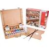 Image de Van Gogh Acrylverf in kist Basic met 10 kleuren in tubes van 40 ml + accessoires