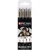 Image de Sakura - manga set pigma micron sepia 4 stuks