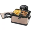 Image de Bestron Frituurpan 4.5 liter - DF402CO - Friteuse 2000W - 1 grote, 2 kleine manden, kijkvenster - Koper - 5 jaar garantie