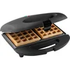 Image de Bestron Wafelijzer - ASW401BL - 700W - 2 wafels - Anti aanbaklaag - Zwart - 5 jaar garantie