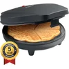 Image de Bestron Wafelijzer - ASW217BL - 700W - 5 hartvormige wafels - Anti aanbaklaag - Zwart - 5 jaar garantie