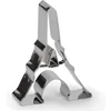 Image de uitsteekvorm Eiffeltoren 8 cm RVS zilver