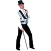 Image de Vest Pailletten | Zilver | Maat 52-54 | Verkleedkleding | Carnavalskleding