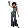Image de Verkleedpak disco glitter jumpsuit vrouw Boogie Queen 36-38