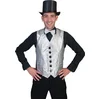 Image de Verkleedpak disco glitter vest zilver man Show Biz Vest Silver 48-50