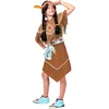 Image de Verkleedpak Indiaanse squaw meisje Pow Wow Girl 152 - Carnavalskleding