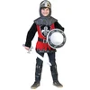 Image de Kostuum | Ridder Zilveren Blad | Jongens| Maat 140 | Verkleedkleding