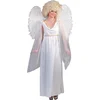 Image de Funny Fashion - Engel Kostuum - Engel Uit De Hemel - Vrouw - wit / beige - Maat 36-38 - Carnavalskleding - Verkleedkleding