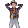Image de Disco glitter shirt Sem regenboog kleuren kinderen