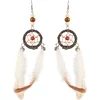 Image de Carnaval verkleed accessoires Indianen oorbellen - dromenvangers - kind/volwassenen