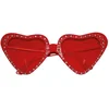 Image de Rode hartjes zonnebril 14 x 5 cm