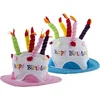 Image de Hoed Happy Birthday - Verjaardagshoed - 55 - 59 Cm - Met Kaarsen