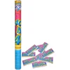 Image de Funny Fashion confetti shooter/kanon - verjaardag 40 jaar - papier - multi kleuren - 59 cm - leeftijd feestartikelen