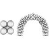 Image de Folieballonnen ballonboog Zilver (10 stuks)