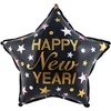 Image de Folieballon ster Happy New Year - 45 cm