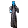 Image de Halloween decoratie hangend spook 180 cm met licht en geluid