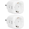 Image de Alecto SMART-PLUG20 DUO - Smart Wifi Tussenstekker met Energiemeter - 16A 3680W -2 stuks