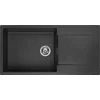 Image de Reginox Amsterdam 540 spoelbak 100x50cm Black Silvery R30806